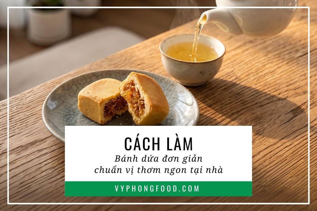 Cách làm bánh dứa đơn giản chuẩn vị thơm ngon tại nhà