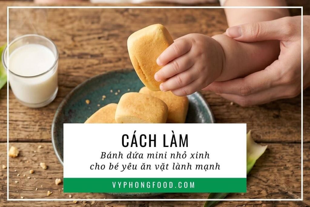 Cách làm bánh dứa mini nhỏ xinh cho bé yêu ăn vặt lành mạnh