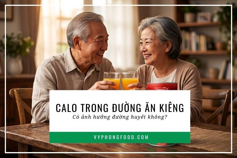 Calo trong đường ăn kiêng có ảnh hưởng đường huyết không?