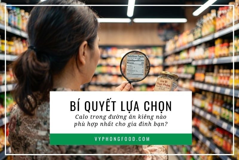 Bí quyết lựa chọn: Calo trong đường ăn kiêng nào phù hợp nhất cho gia đình bạn?