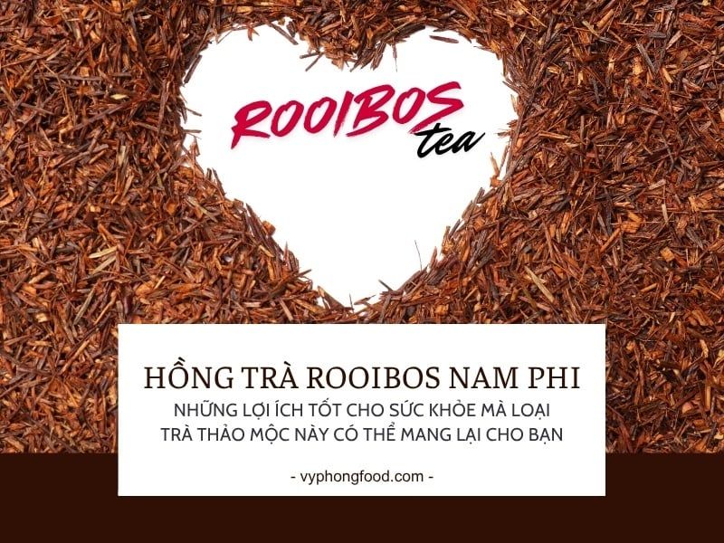 Hồng trà rooibos Nam Phi: những lợi ích tốt cho sức khỏe mà loại trà thảo mộc này có thể mang lại cho bạn.
