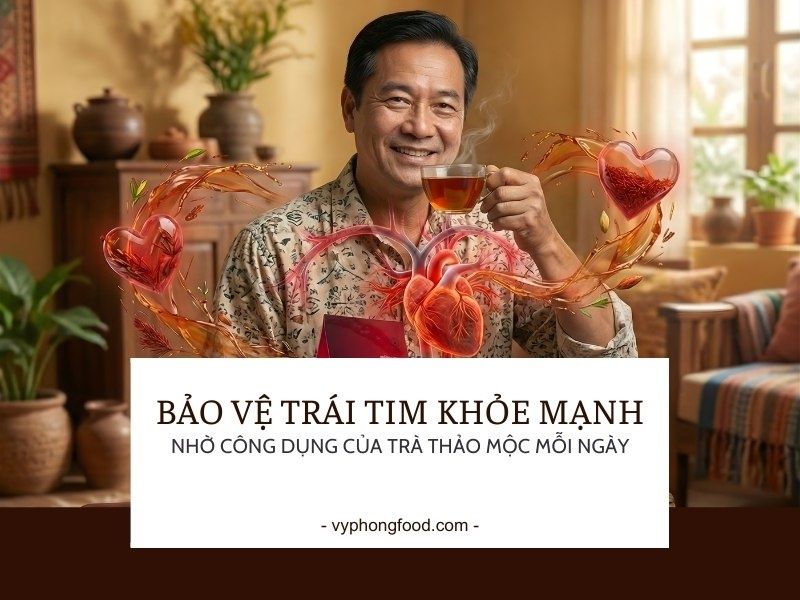 Bảo vệ trái tim khỏe mạnh nhờ công dụng của trà thảo mộc mỗi ngày.