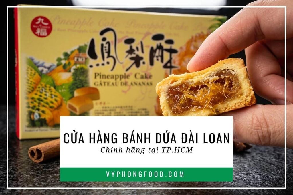 Cửa hàng bánh dứa Đài Loan chính hãng tại TP.HCM