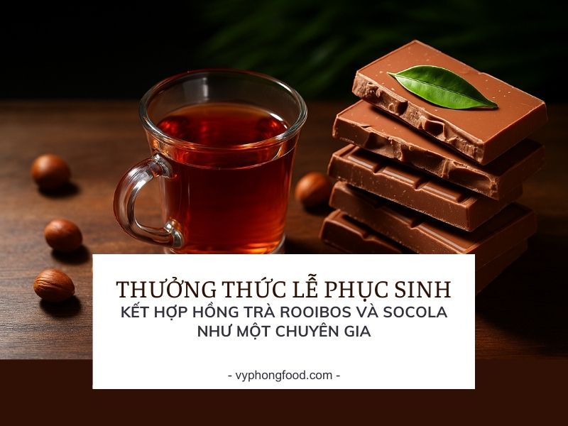 Thưởng thức lễ Phục Sinh: kết hợp hồng trà rooibos và Socola như một chuyên gia.