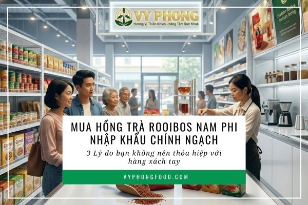 Mua Hồng trà Rooibos Nam Phi nhập khẩu chính ngạch: 03 Lý do bạn không nên thỏa hiệp với hàng xách tay.