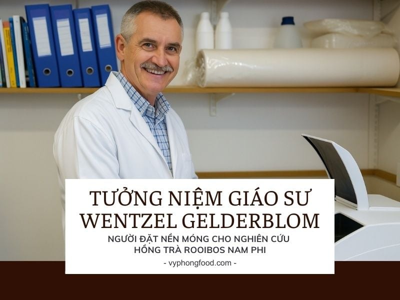 Tưởng niệm Giáo sư Wentzel Gelderblom – người đặt nền móng cho nghiên cứu hồng trà Rooibos Nam Phi.