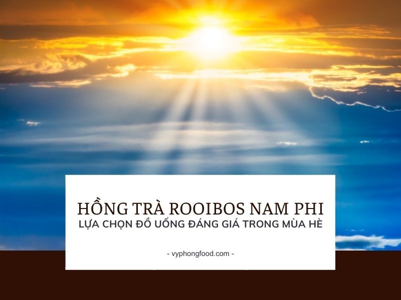 Hồng trà rooibos Nam Phi – Lựa chọn đồ uống đáng giá trong mùa hè.