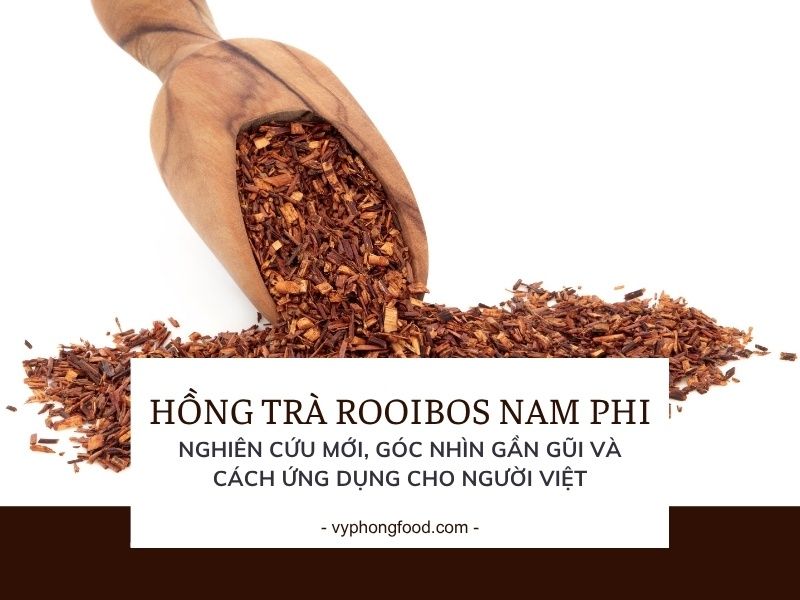 Hồng trà rooibos Nam Phi: nghiên cứu mới, góc nhìn gần gũi và cách ứng dụng cho người Việt.