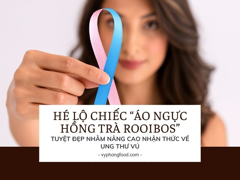 Hé lộ chiếc “Áo ngực Hồng trà Rooibos” tuyệt đẹp nhằm nâng cao nhận thức về ung thư vú.