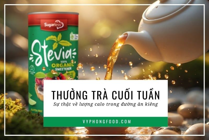 Thưởng trà cuối tuần: Sự thật về lượng calo trong đường ăn kiêng.