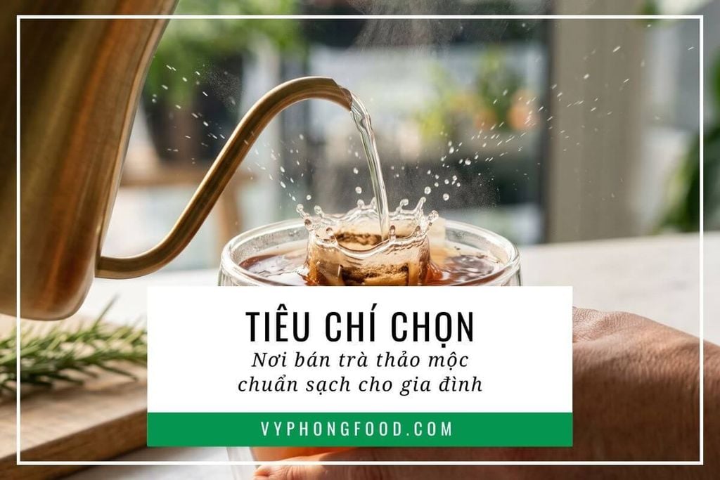 Tiêu chí chọn nơi bán trà thảo mộc chuẩn sạch cho gia đình