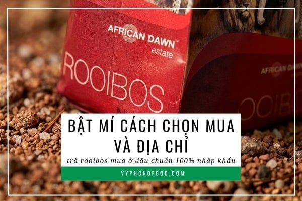Bật mí cách chọn mua và địa chỉ trà rooibos mua ở đâu chuẩn 100% nhập khẩu.