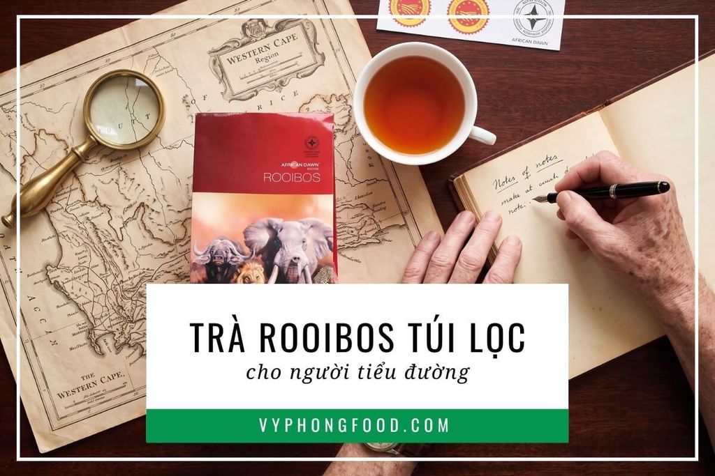 Trà rooibos túi lọc cho người tiểu đường