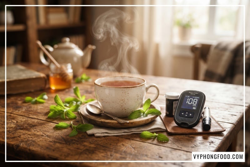 Hình ảnh minh họa cách làm bánh bông lan bằng đường ăn kiêng mềm xốp, kết hợp cùng đường cỏ ngọt Sugarless 350g, giúp người bệnh tiểu đường thảnh thơi thưởng thức đồ ngọt và kiểm soát lượng đường huyết an toàn sau bữa ăn.