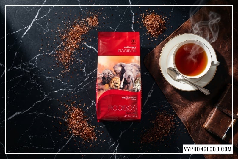 Hình ảnh minh họa lộ trình thử thách 30 ngày tái tạo cơ thể với trà rooibos Nam Phi, giải đáp chi tiết trà rooibos có tác dụng gì trong việc thanh lọc hệ tiêu hóa, ổn định đường huyết và hỗ trợ giấc ngủ chuẩn khoa học.