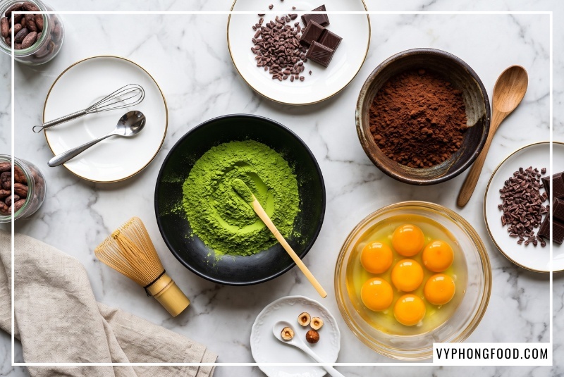 Biến tấu 3 màu với cách làm bánh bông lan bằng đường ăn kiêng vị trà xanh, cacao. Hình ảnh minh họa cốt bánh xốp mịn, thơm ngon, sử dụng đường cỏ ngọt Sugarless 350g hữu cơ không calo giúp cân bằng vị giác, bảo vệ sức khỏe và vóc dáng cho người dùng hiện đại.