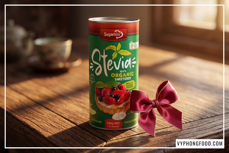 Ảnh minh họa cho bài viết calo trong đường ăn kiêng Stevia có ảnh hưởng đường huyết không?