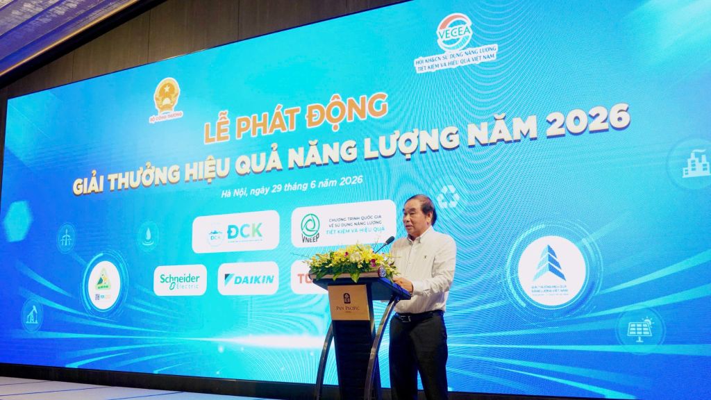 Bộ Công Thương phát động Giải thưởng Hiệu quả năng lượng năm 2026
