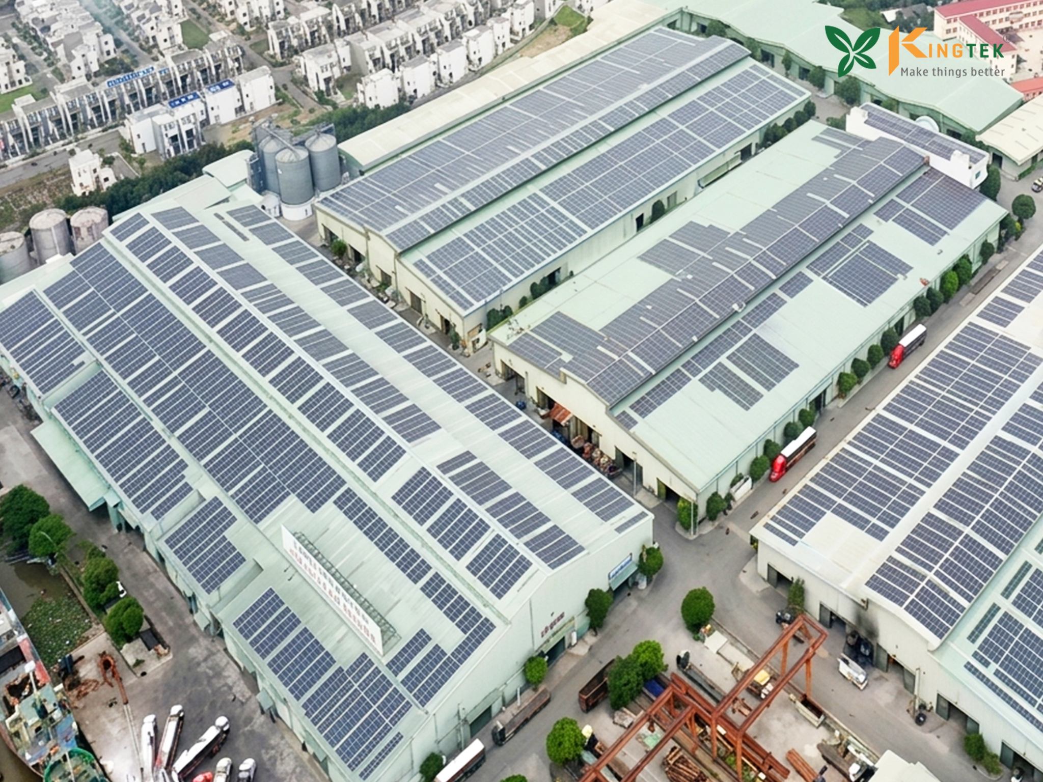 Hệ thống ĐMT 4,49 MWp nhà máy Cẩm Nguyên, Bến Lức, Tây Ninh