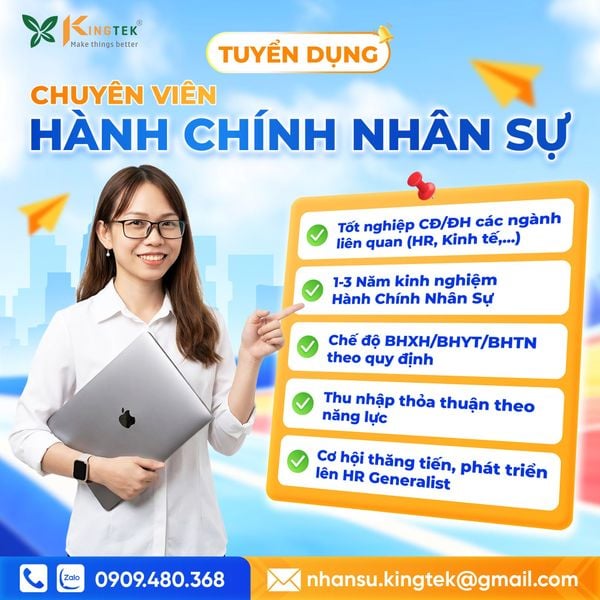Chuyên viên hành chính nhân sự (HR Admin / HR Generalist)
