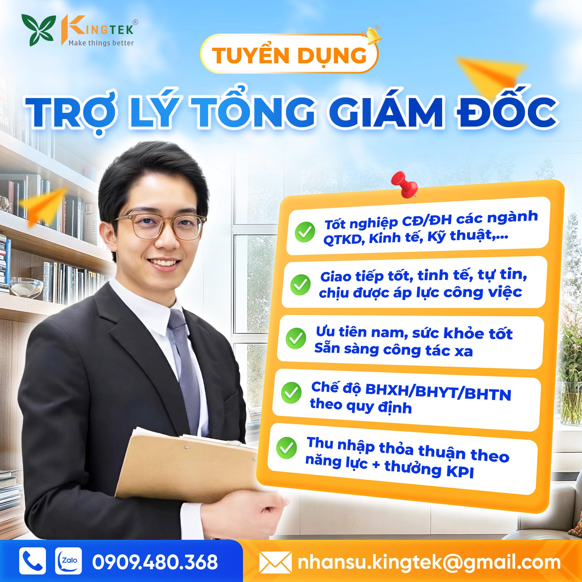 Trợ lý tổng giám đốc