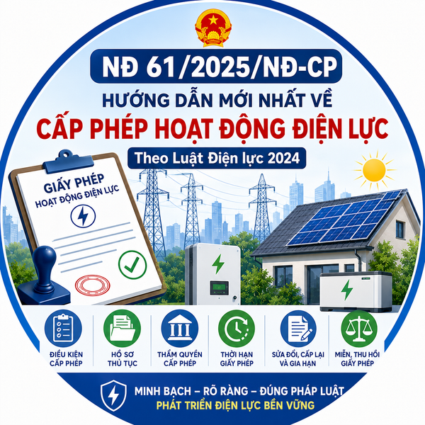 NĐ 61/2025/NĐ-CP Hướng dẫn mới nhất về cấp phép hoạt động điện lực