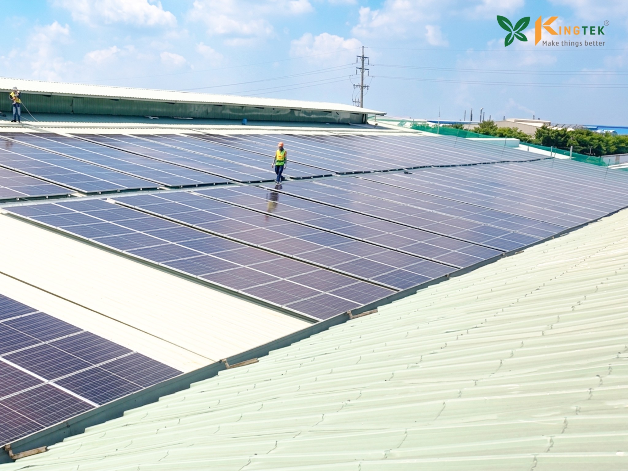 Hệ thống ĐMT 974 kWp nhà máy LT-Plast JSC, Đức Hòa, Tây Ninh
