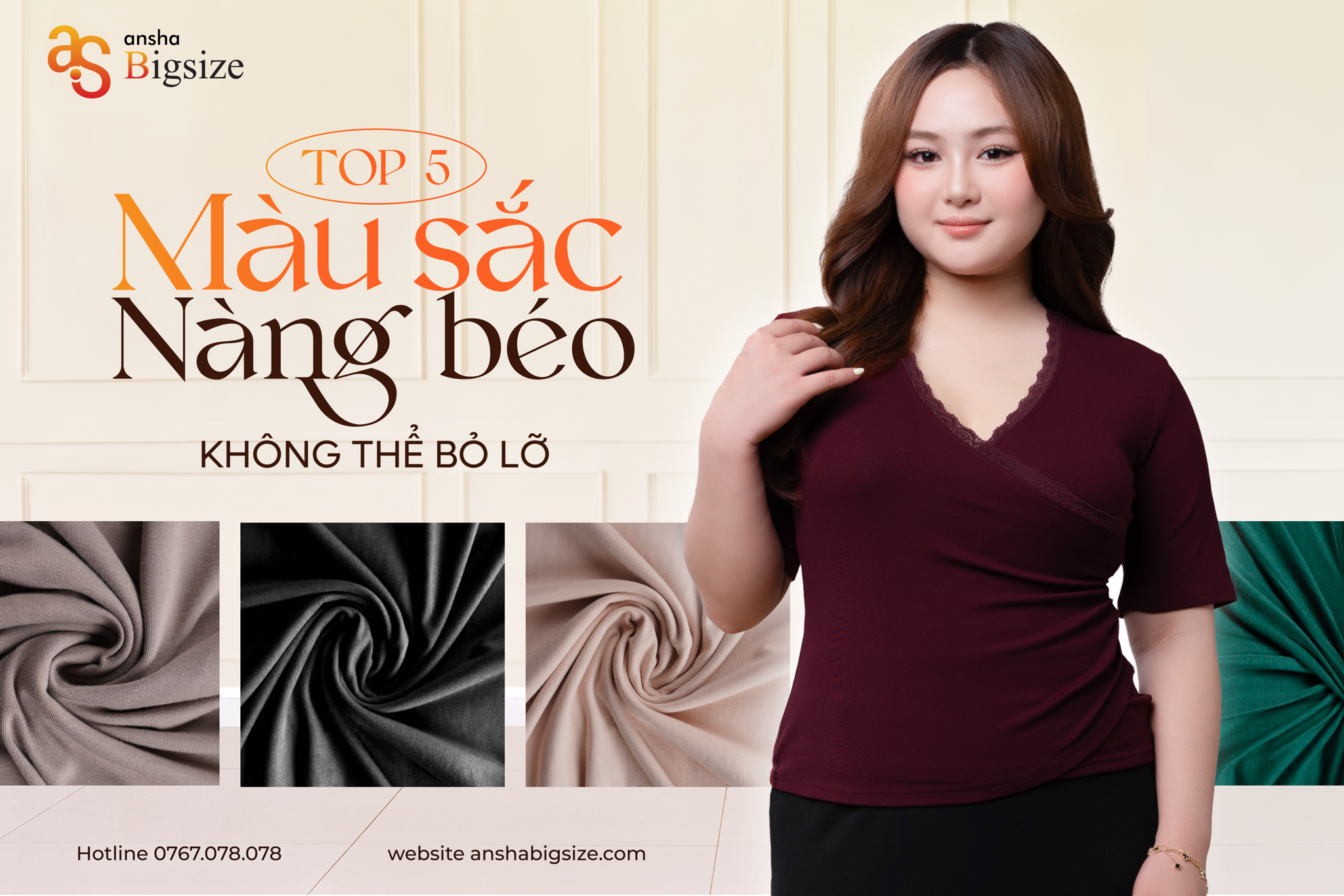 Nàng Bigsize nên mặc màu gì? Top 5 màu sắc nàng béo không thể bỏ lỡ