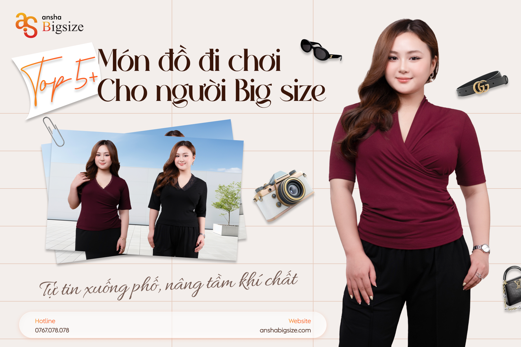 Top 5+ món đồ đi chơi cho người Bigsize tự tin xuống phố, nâng tầm khí chất