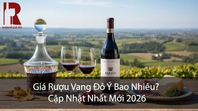Giá Rượu Vang Đỏ Ý Bao Nhiêu? Cập Nhật Mới Nhất