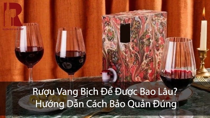 Rượu Vang Bịch Để Được Bao Lâu? Hướng Dẫn Bảo Quản Đúng