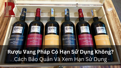 Rượu Vang Pháp Có Hạn Sử Dụng Không? Giải Đáp Chi Tiết A-Z