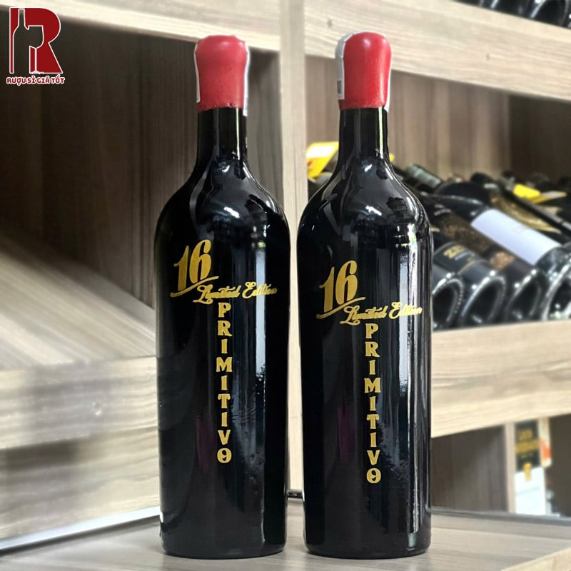 Rượu vang Ý đỏ 16 Limited Edition Primitivo có hương vị đậm đà và rõ ràng