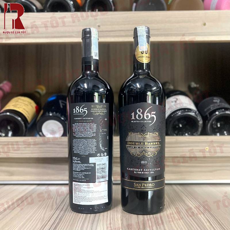Rượu Vang Chile Đỏ 1865 Double Barrel Cabernet Sauvignon