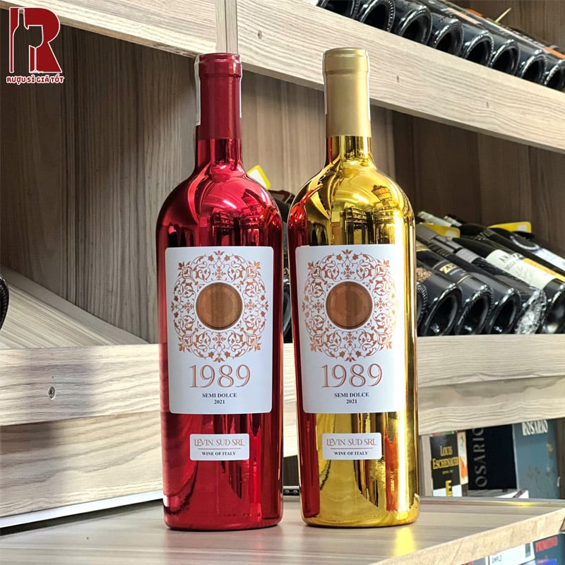 Rượu Vang Ý Ngọt 1989 Semi Dolce Gold - Red
