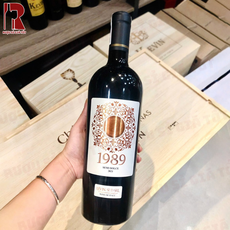 Rượu Vang Ý Ngọt 1989 Semi Dolce nhập khẩu giá rẻ chính hãng