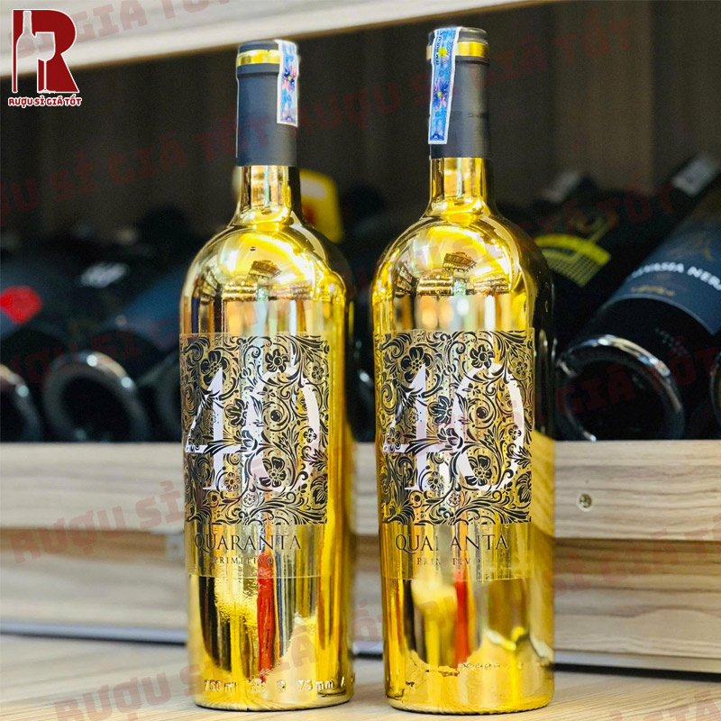 Rượu Vang Ý Đỏ 40 Primitivo Puglia IGP nhập khẩu chính hãng