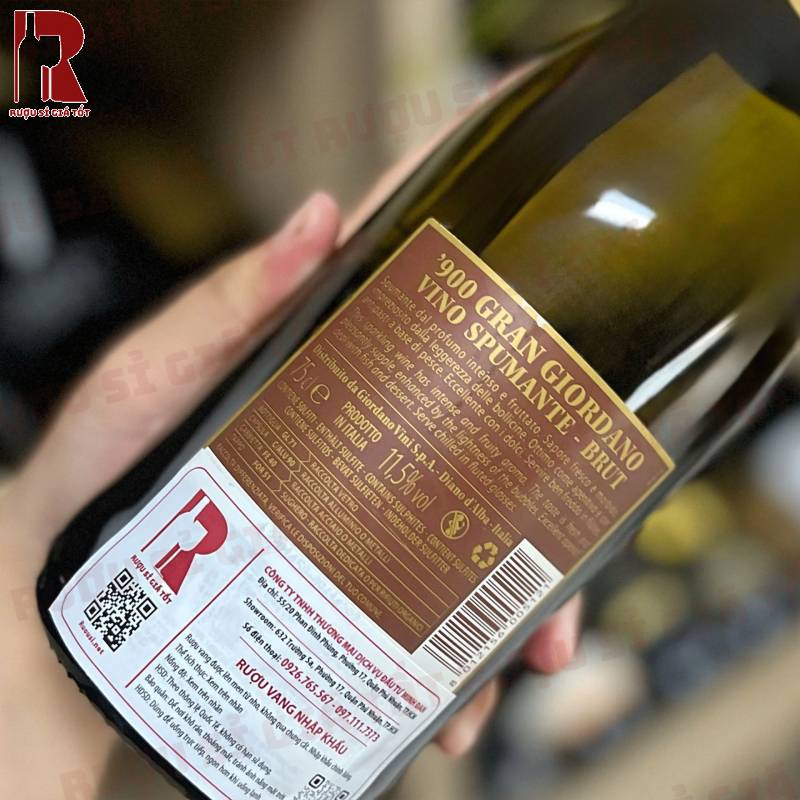 900 Gran Giordano Vino Spumante Brut