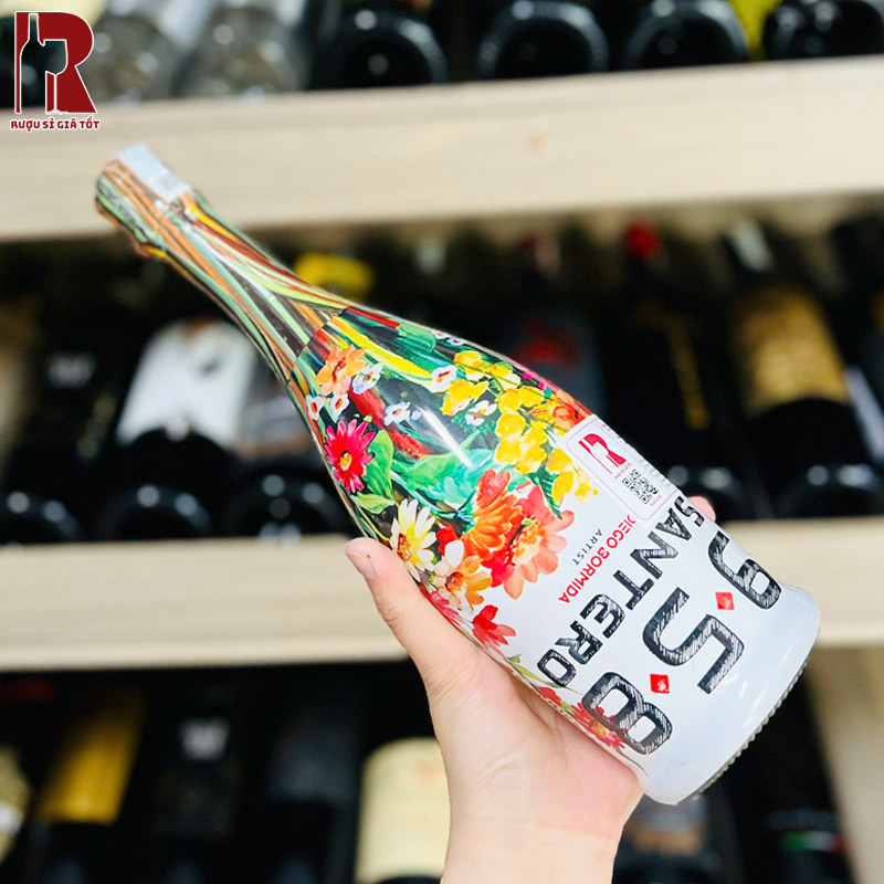 Rượu Vang Nổ 958 Santero Diego Bormida Extra Dry nhập khẩu giá rẻ