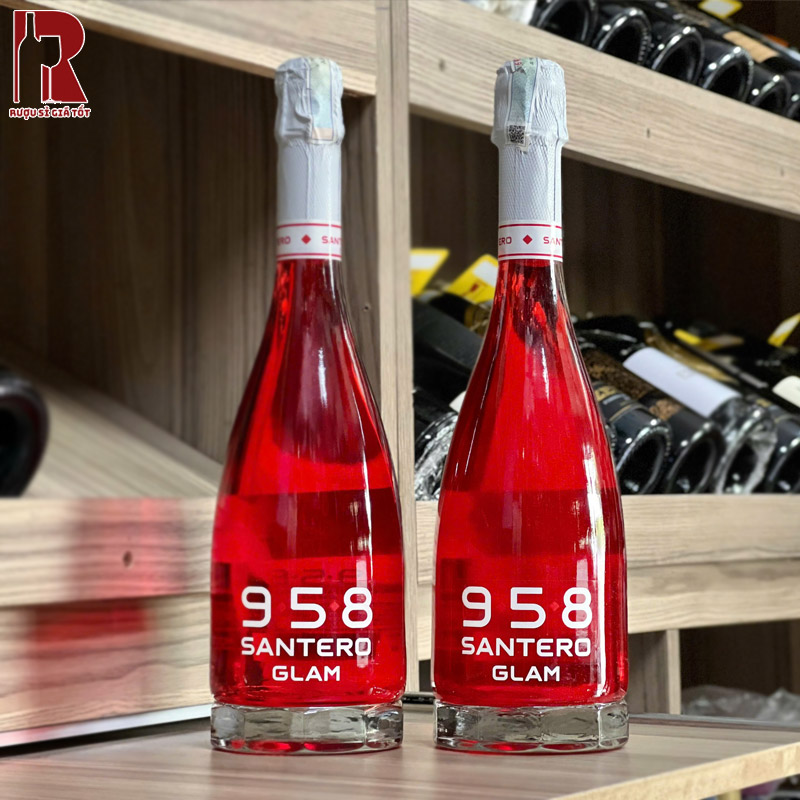 Rượu Vang Nổ 958 Santero Glam Red nhập khẩu