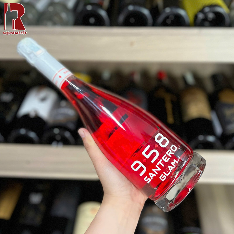 Rượu Vang Nổ 958 Santero Glam Red nhập khẩu giá rẻ