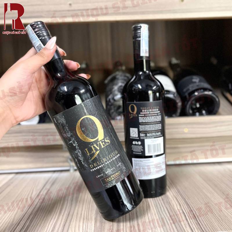 Rượu Vang Chile 9 Lives Delirious Cabernet Sauvignon