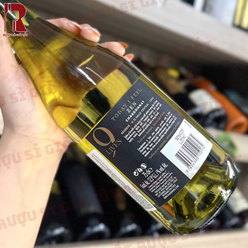 Rượu Vang Trắng 9 Lives Zen Chardonnay