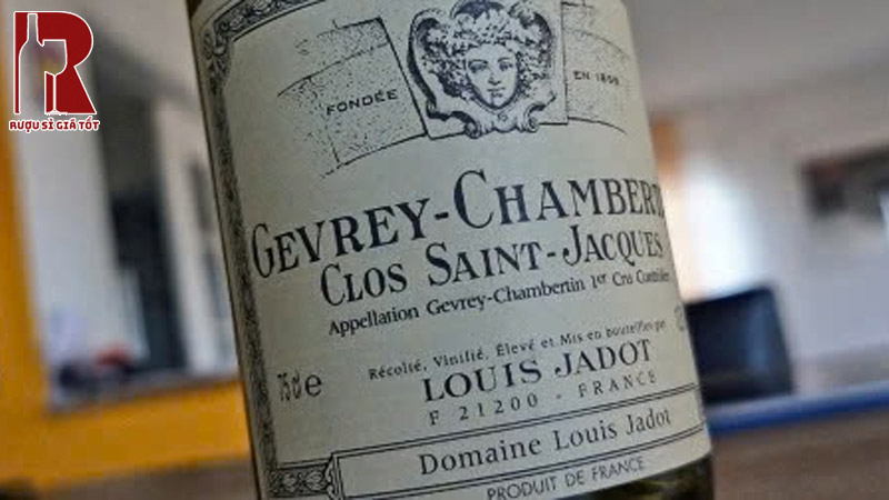 Rượu Vang Pháp Đỏ Louis Jadot Gevrey Chambertin 1er Cru Clos Saint Jacques Cao Cấp