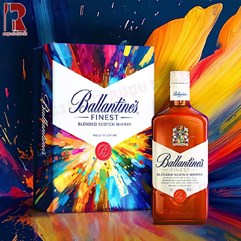 Ballantine's Finest Hộp quà tết rượu mạnh