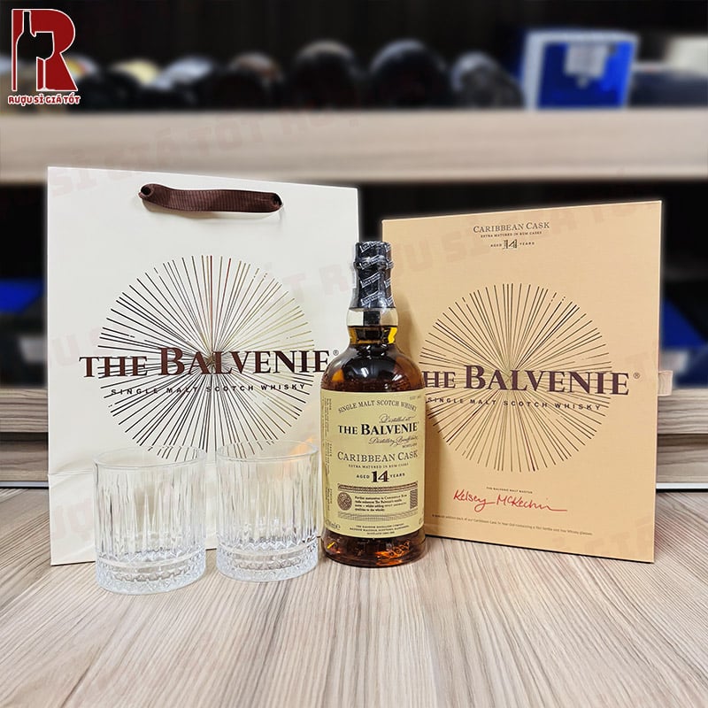Rượu Balvenie 14 Hộp Quà Tết chính hãng