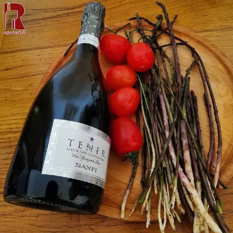 Vang Nổ Banfi Tener Sauvignon Chardonnay Vino Spumante Brut tiệc chúc mừng
