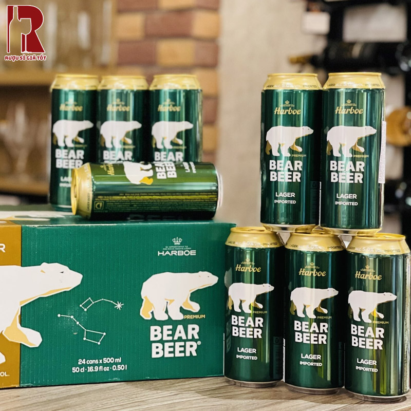 Bia Đức Gấu Bear Beer Premium Lager nhập khẩu chính hãng