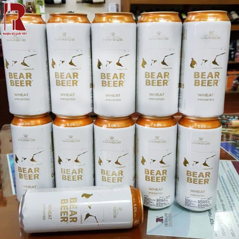 Bia Đức Gấu Bear Beer Wheat Imported nhập khẩu chính hãng giá rẻ