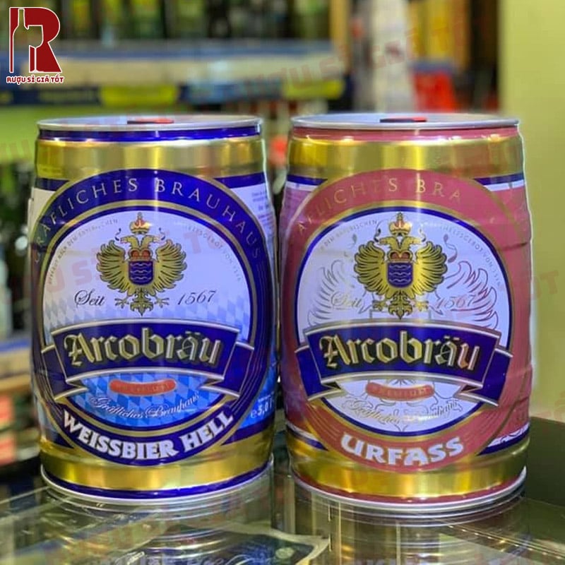 Bia Đức Arcobrau Urfass Premium 5L nhập khẩu